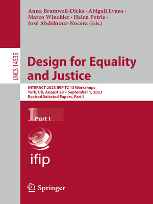 cover image of Design for Equality and Justice